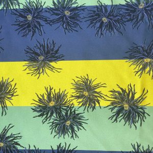 Jacquard Blue and Yellow