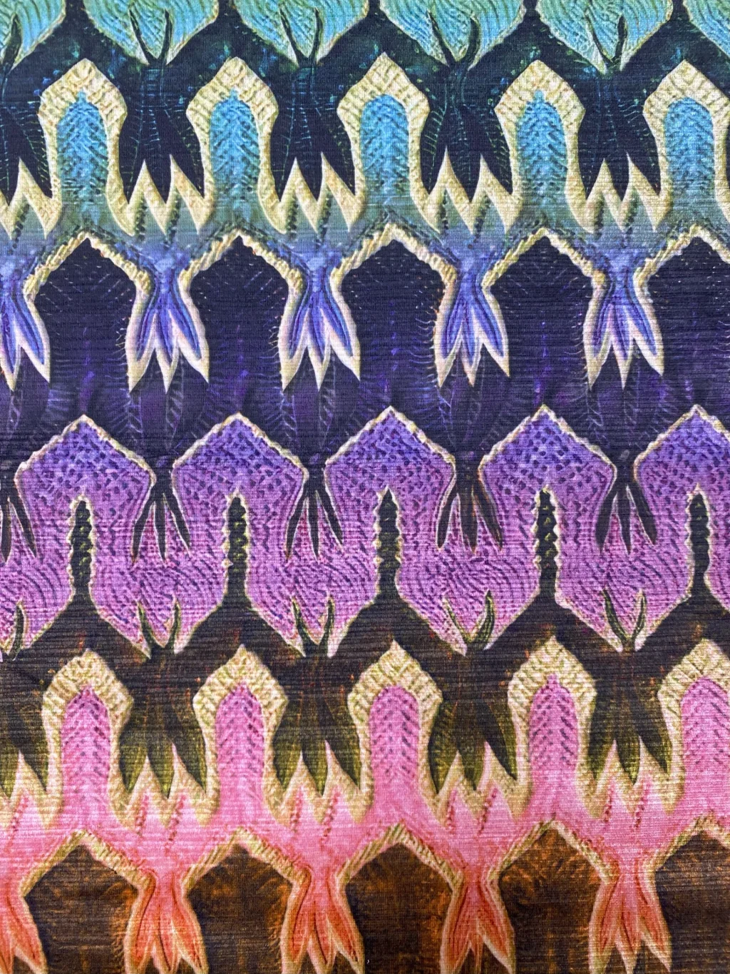 Digital Print Velvet 31