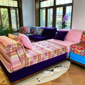 French Daybed Sofa : Lounge Seater + Mat