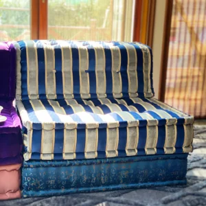 French Daybed Sofa : Single Seater + Small Corner + 2 Mats