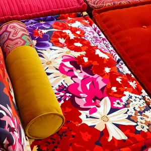 French Daybed Sofa : Set Red