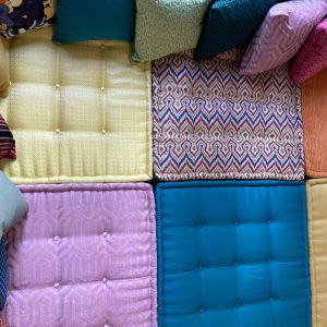 French Daybed Sofa : 6 Mat Set