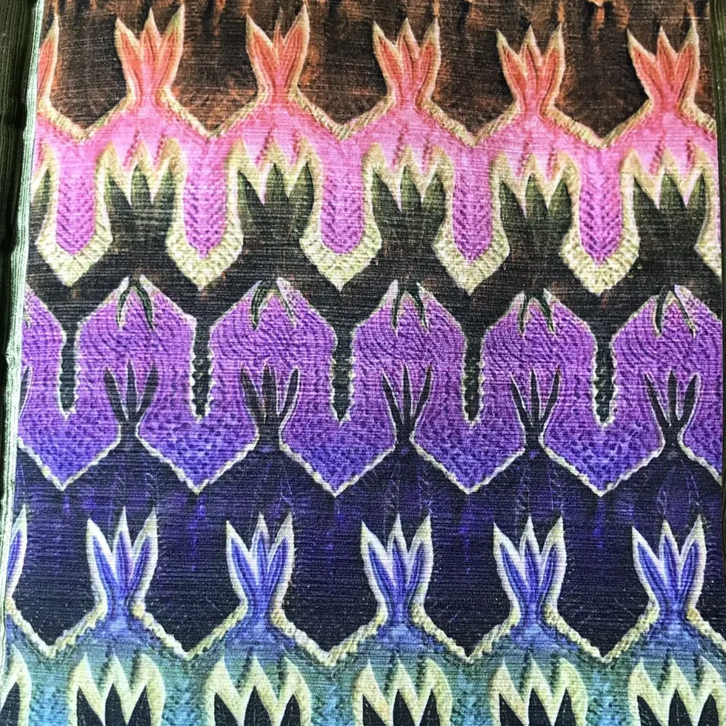 Digital Print Velvet 31