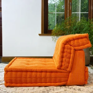 French Daybed Sofa : Single Seater 2 Buttons