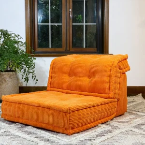French Daybed Sofa : Single Seater 2 Buttons