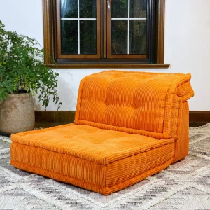French Daybed Sofa : Single Seater 2 Buttons