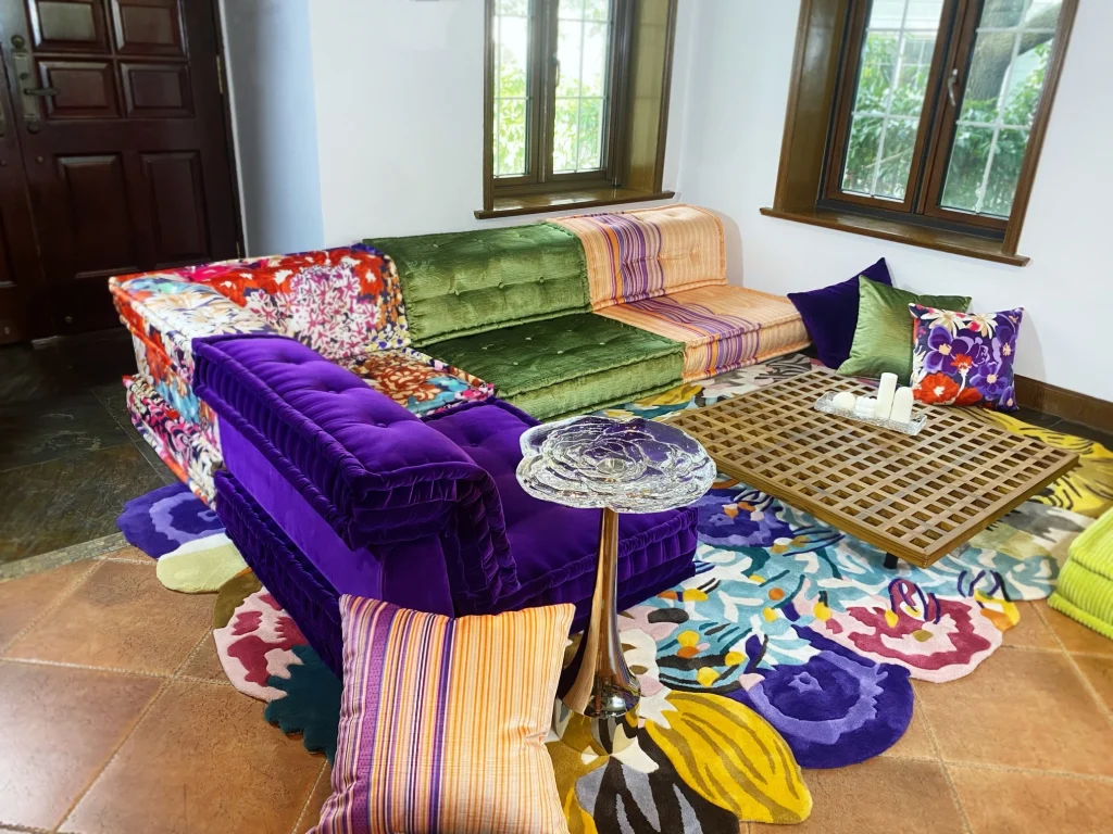 Mahjong Couch Set French daybed Sofa