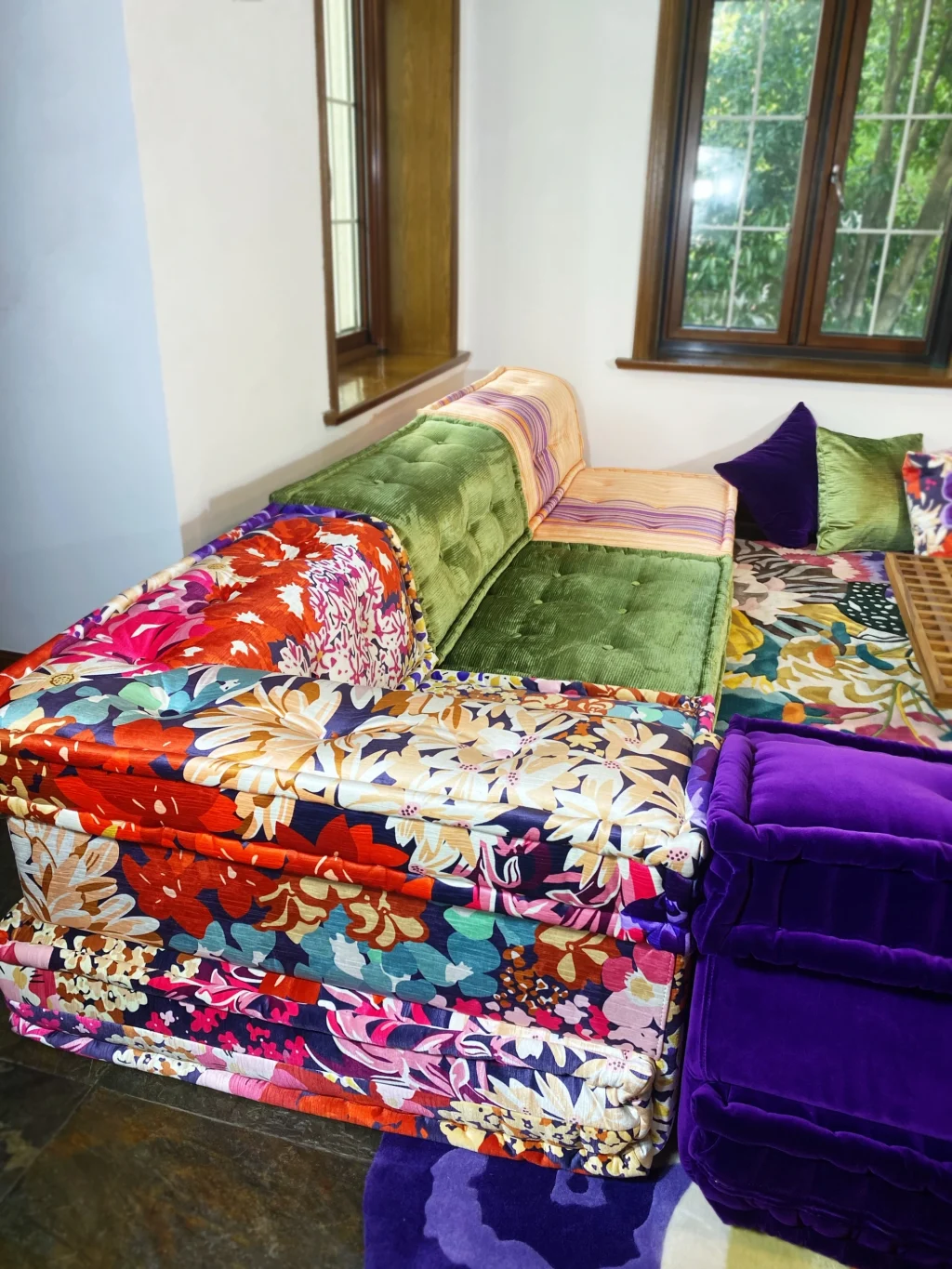 Mahjong Couch Set French daybed Sofa
