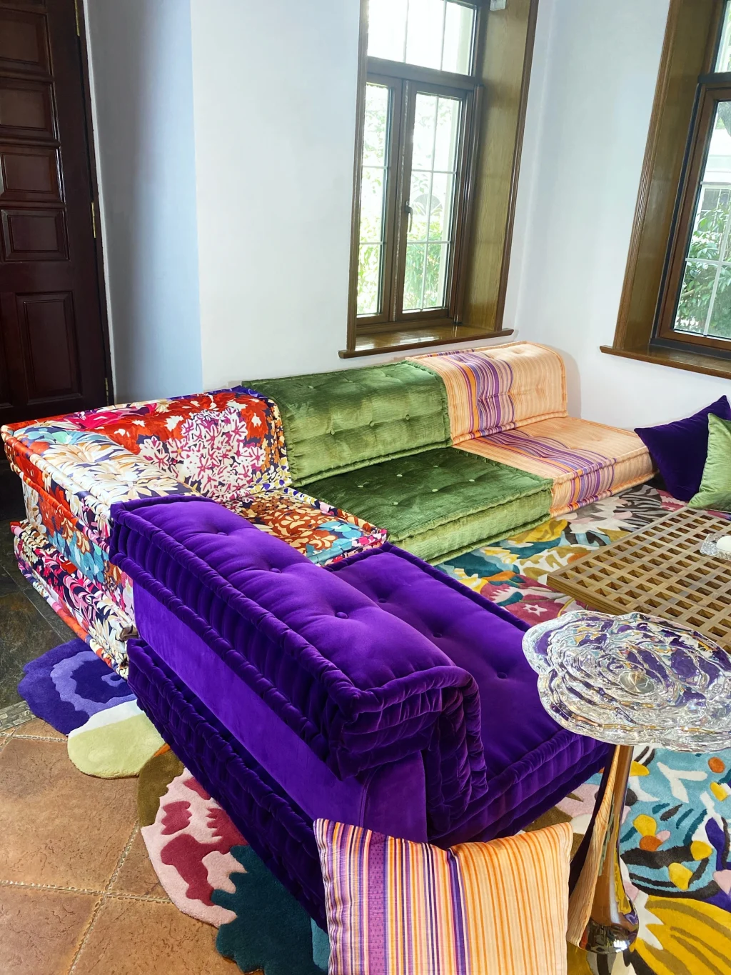Mahjong Couch Set French daybed Sofa