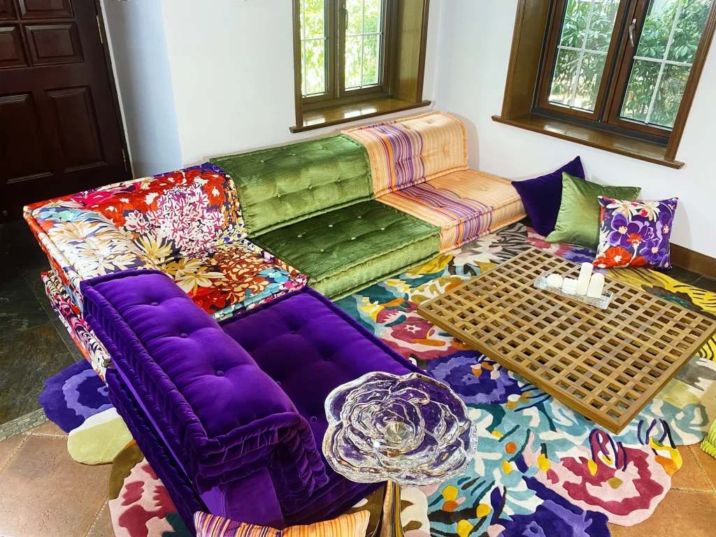 Mahjong Couch Set French daybed Sofa