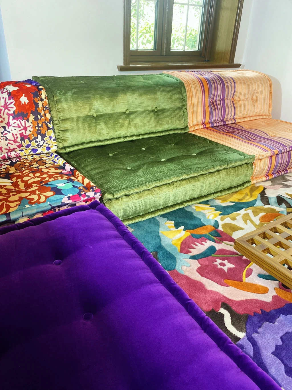 Mahjong Couch Set French daybed Sofa