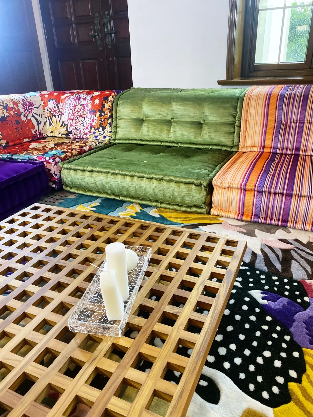Mahjong Couch Set French daybed Sofa
