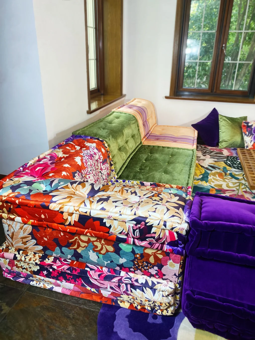 Mahjong Couch Set French daybed Sofa