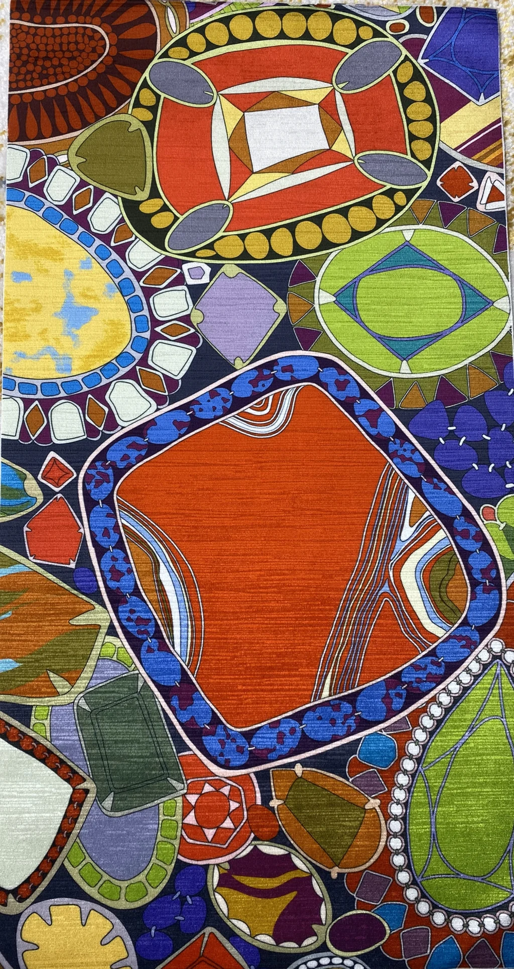 Digital Print Velvet 58