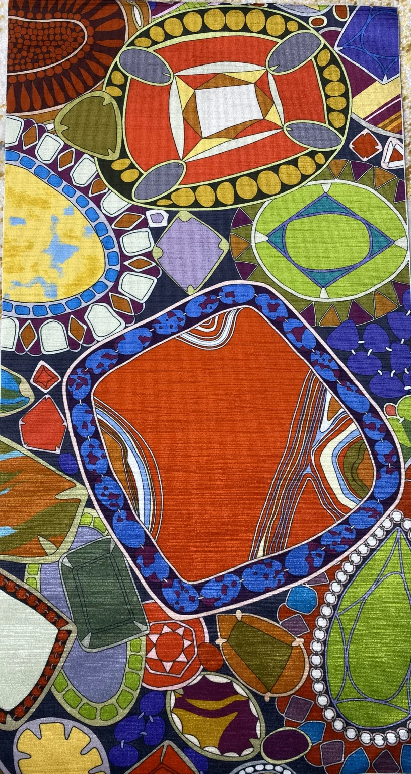Digital Print Velvet 58