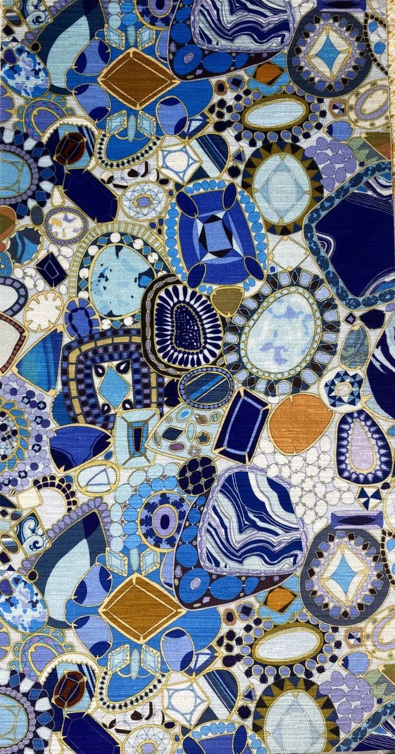 Digital Print Velvet 62