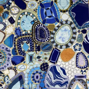 Digital Print Velvet 62