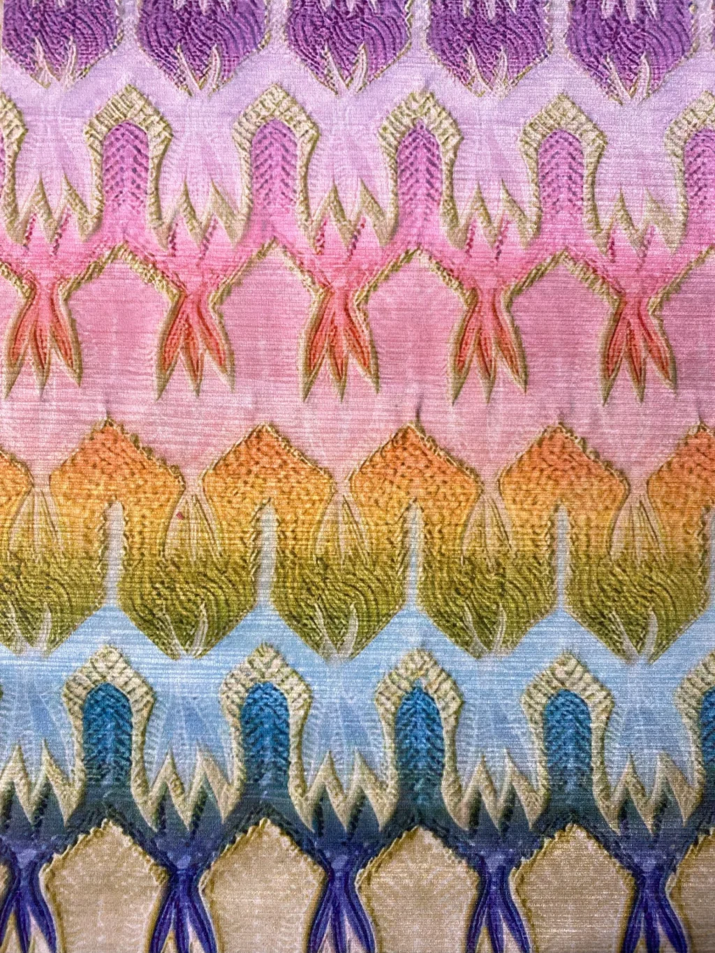 Digital Print Velvet 63