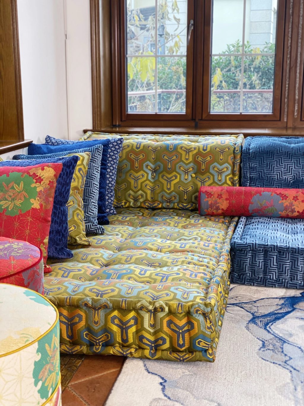 Mah jong sofa couch set Andreas