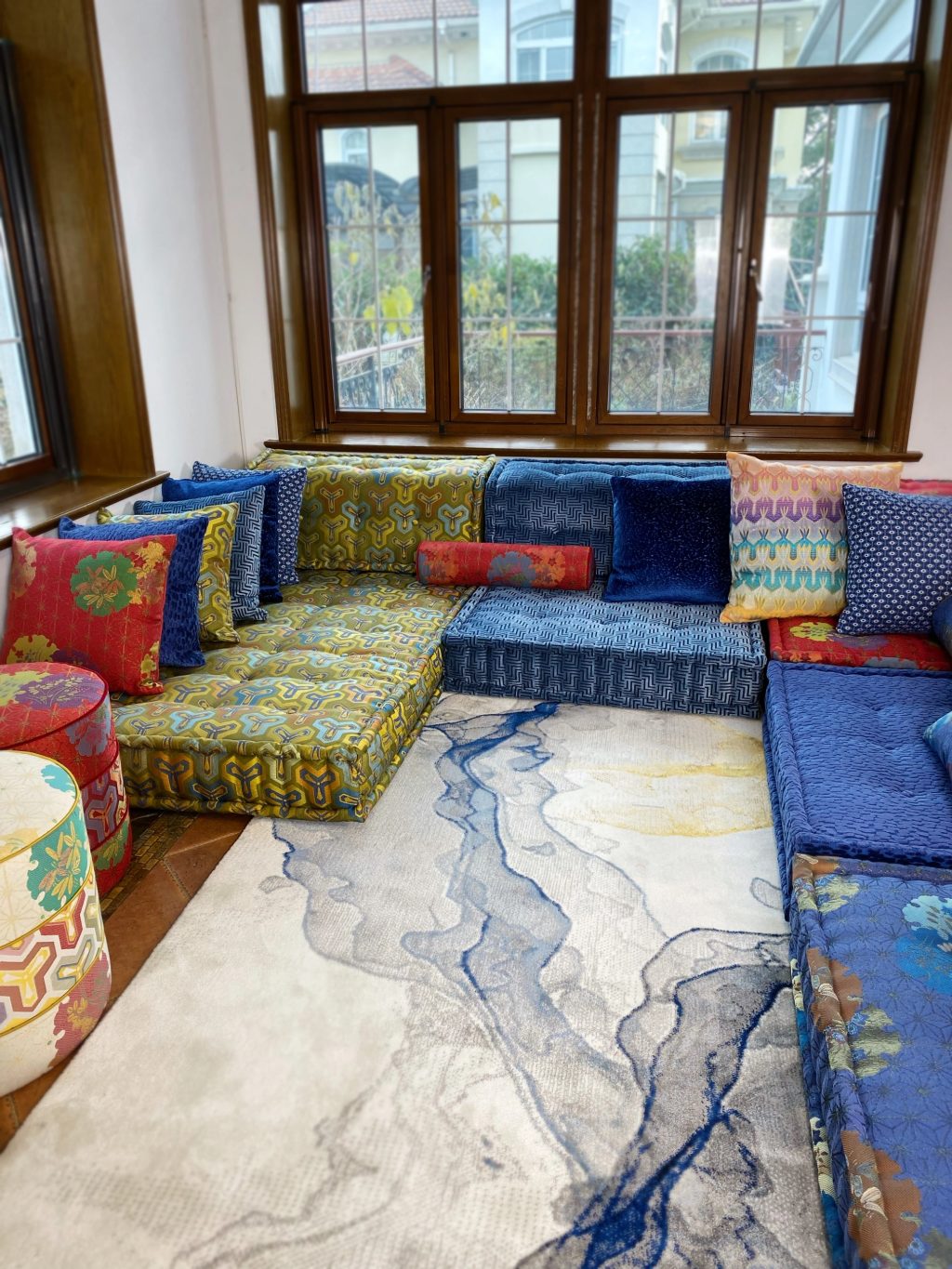 Mah jong sofa couch set Andreas
