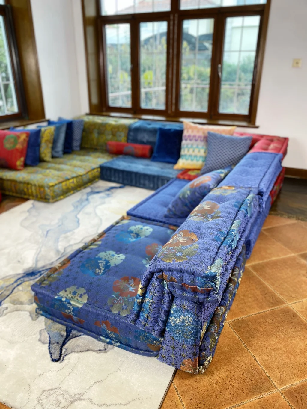 Mah jong sofa couch set Andreas
