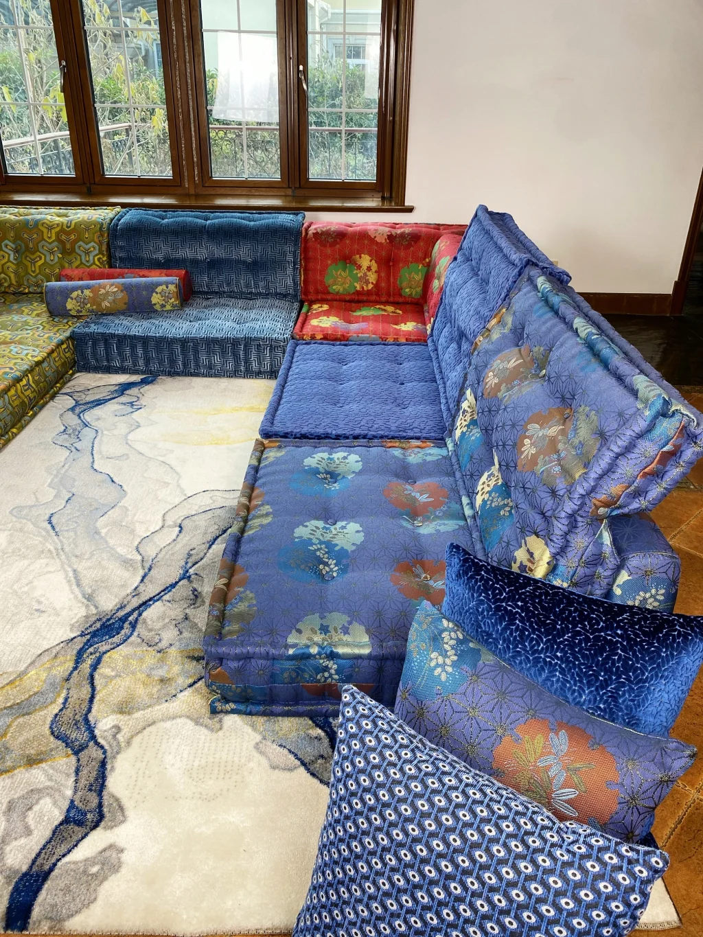 Mah jong sofa couch set Andreas