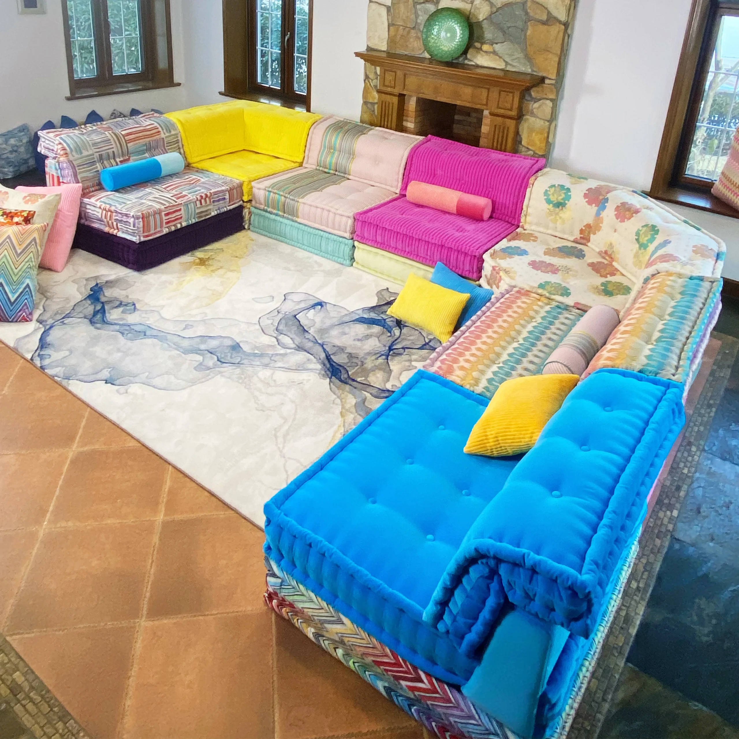 Mah Jong Sofa SET-Tony