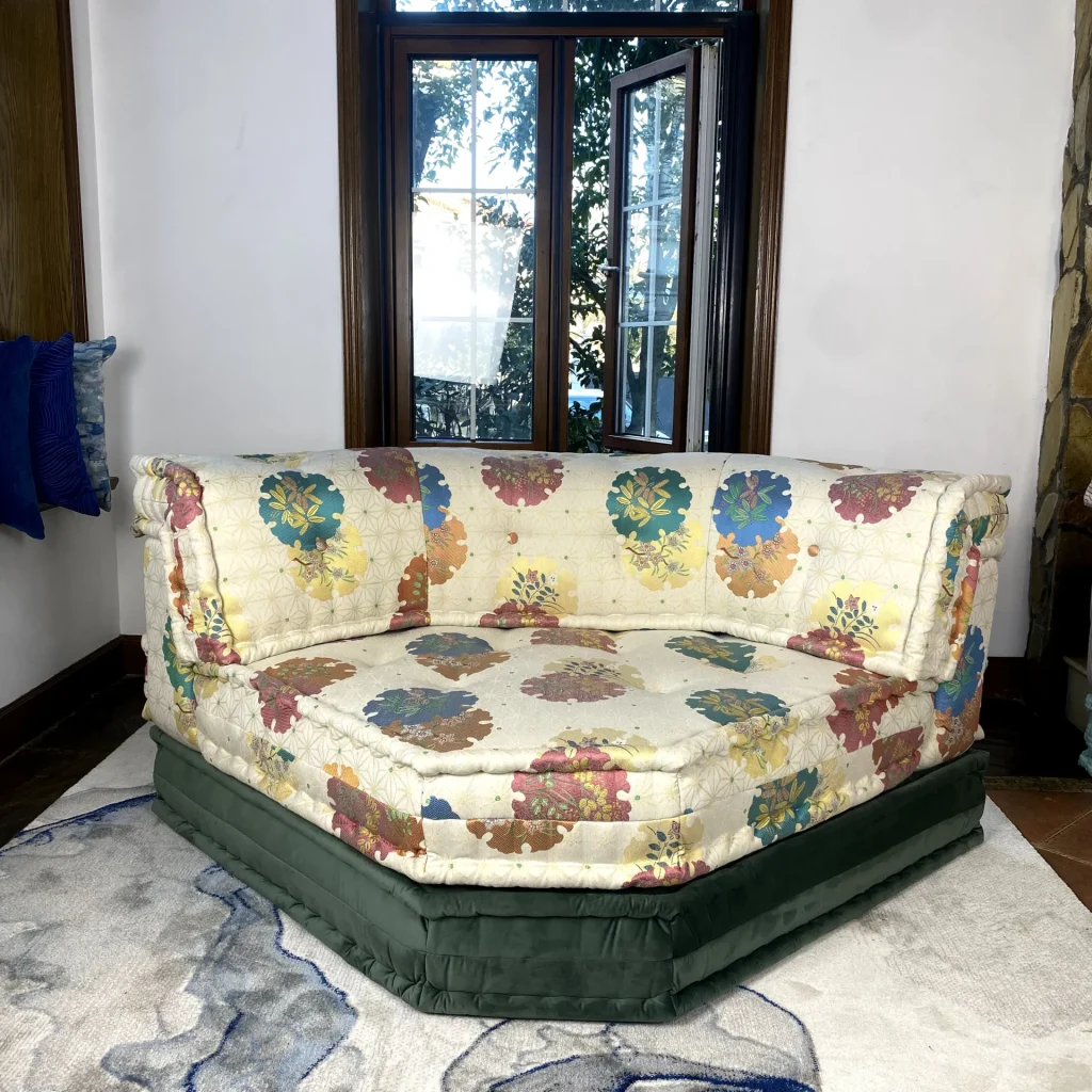 Mah jong sofa Kenzo Big corner seater with mat