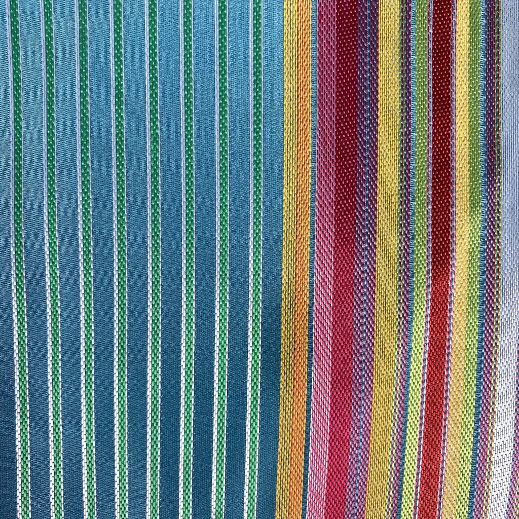 green vertical gradient Missoni fabric