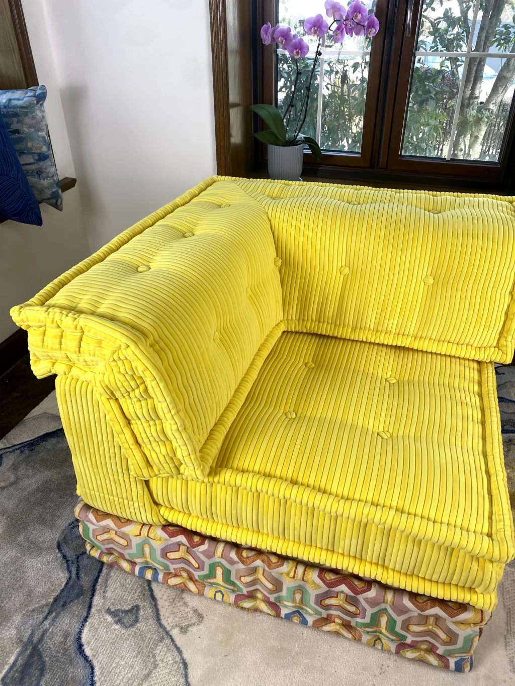 Mah jong sofa corner + mat