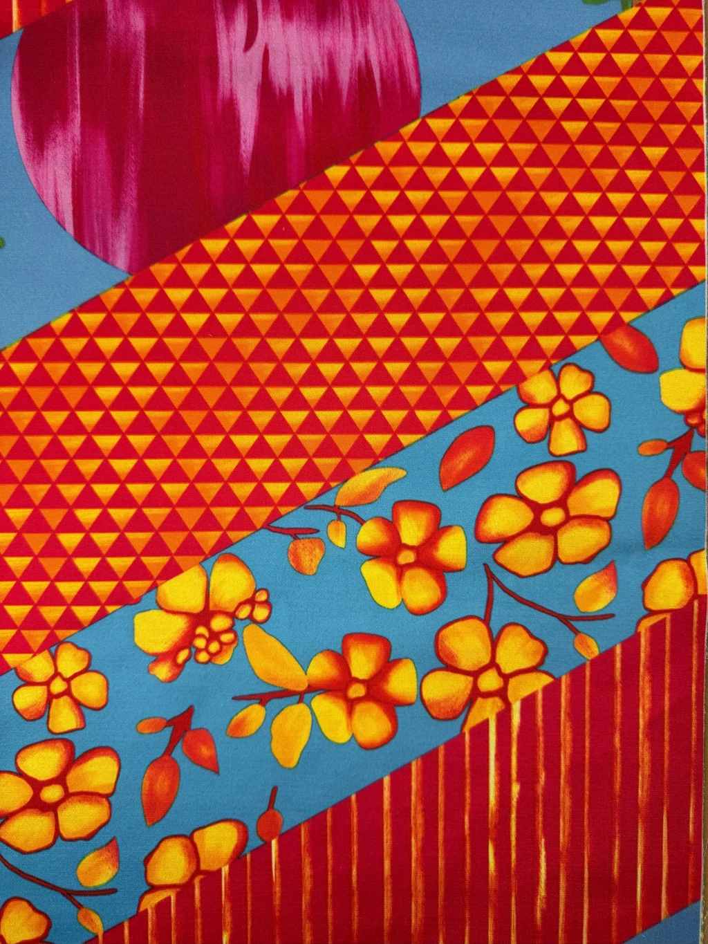Digital Print Velvet 66