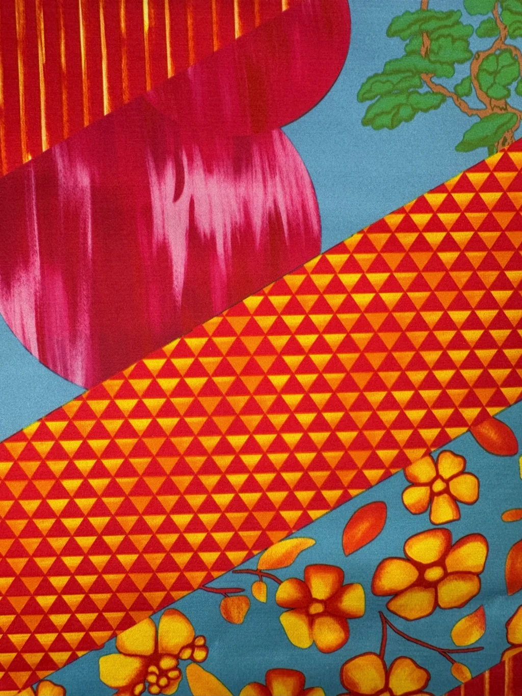 Digital Print Velvet 66
