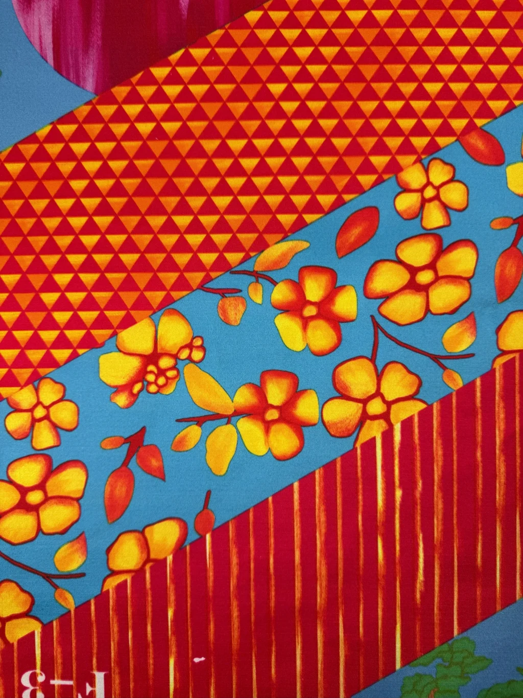 Digital Print Velvet 66