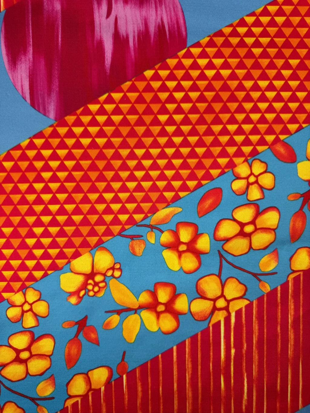 Digital Print Velvet 66