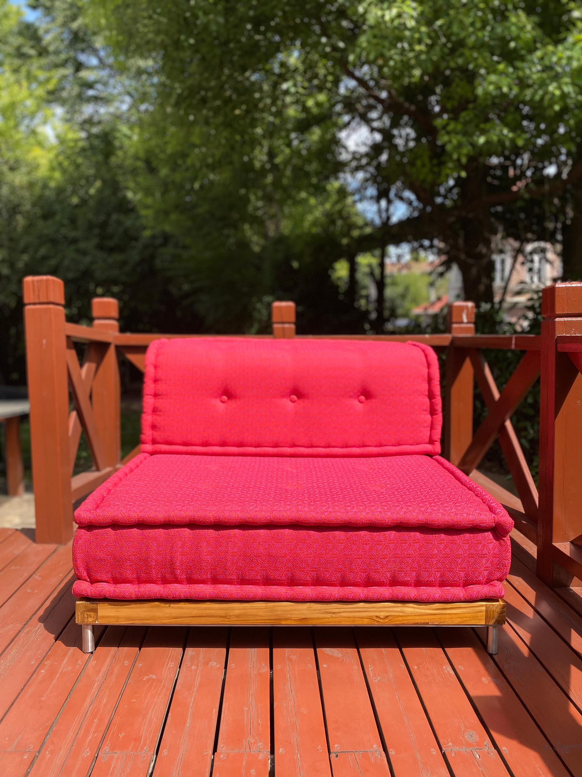 Outdoor single mah jong sofa