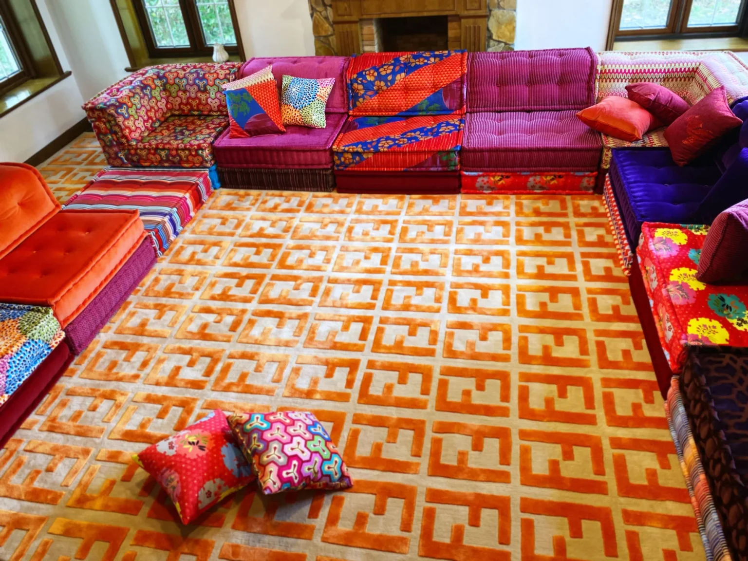 Custom Fendi Rug