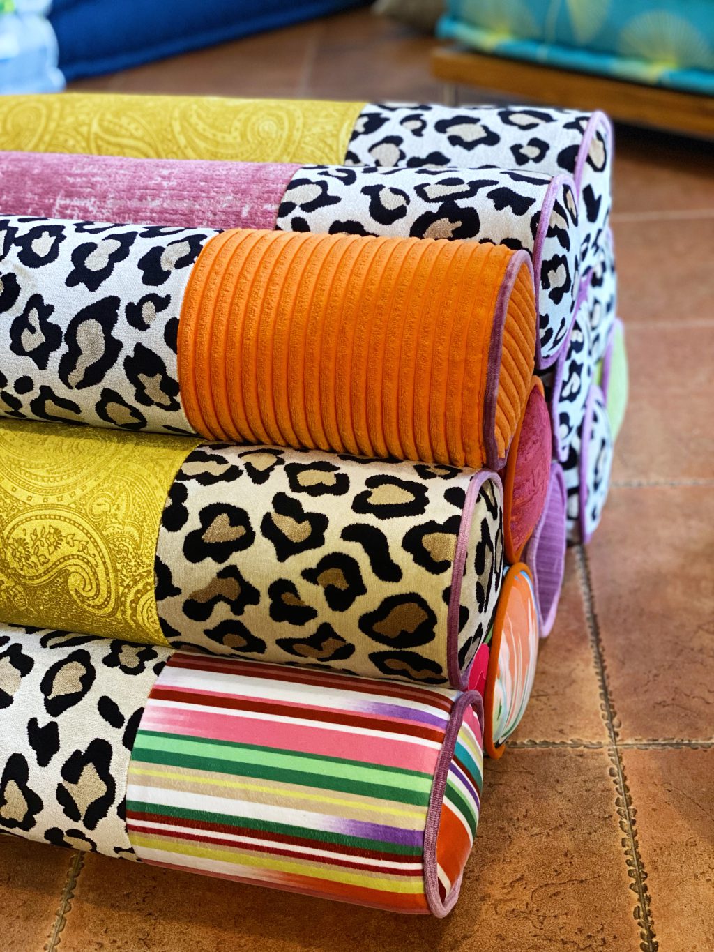 Bolster Neckroll Decor Pillow