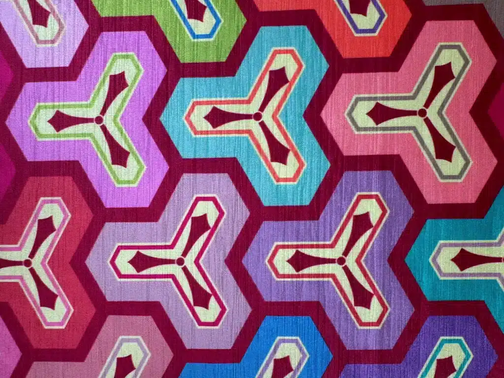 red kenzo digital printed velvet