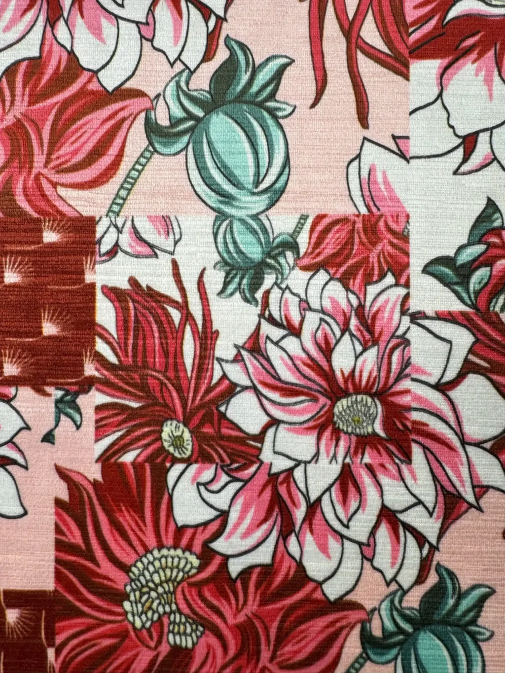 Digital Print Velvet 71