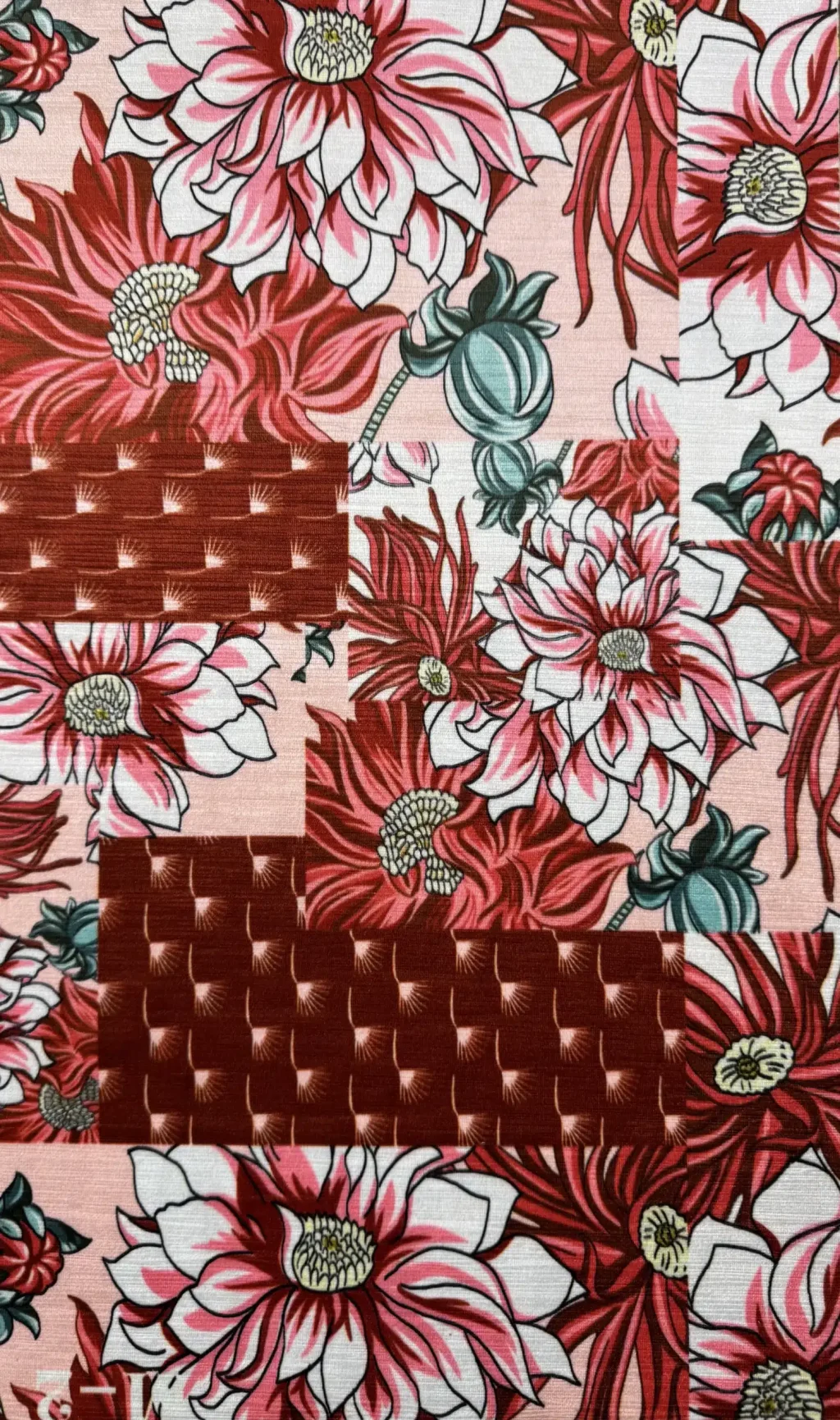 Digital Print Velvet 71