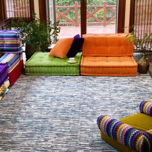 Custom Rug : Blue India Carpet Rug