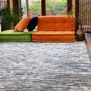 blue indian carpet rug