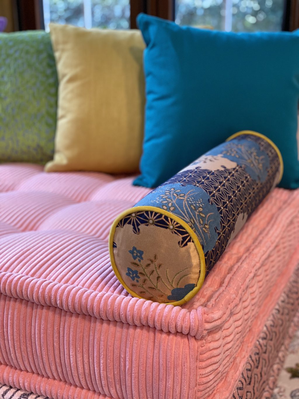 Bolster Neckroll Decor Pillow