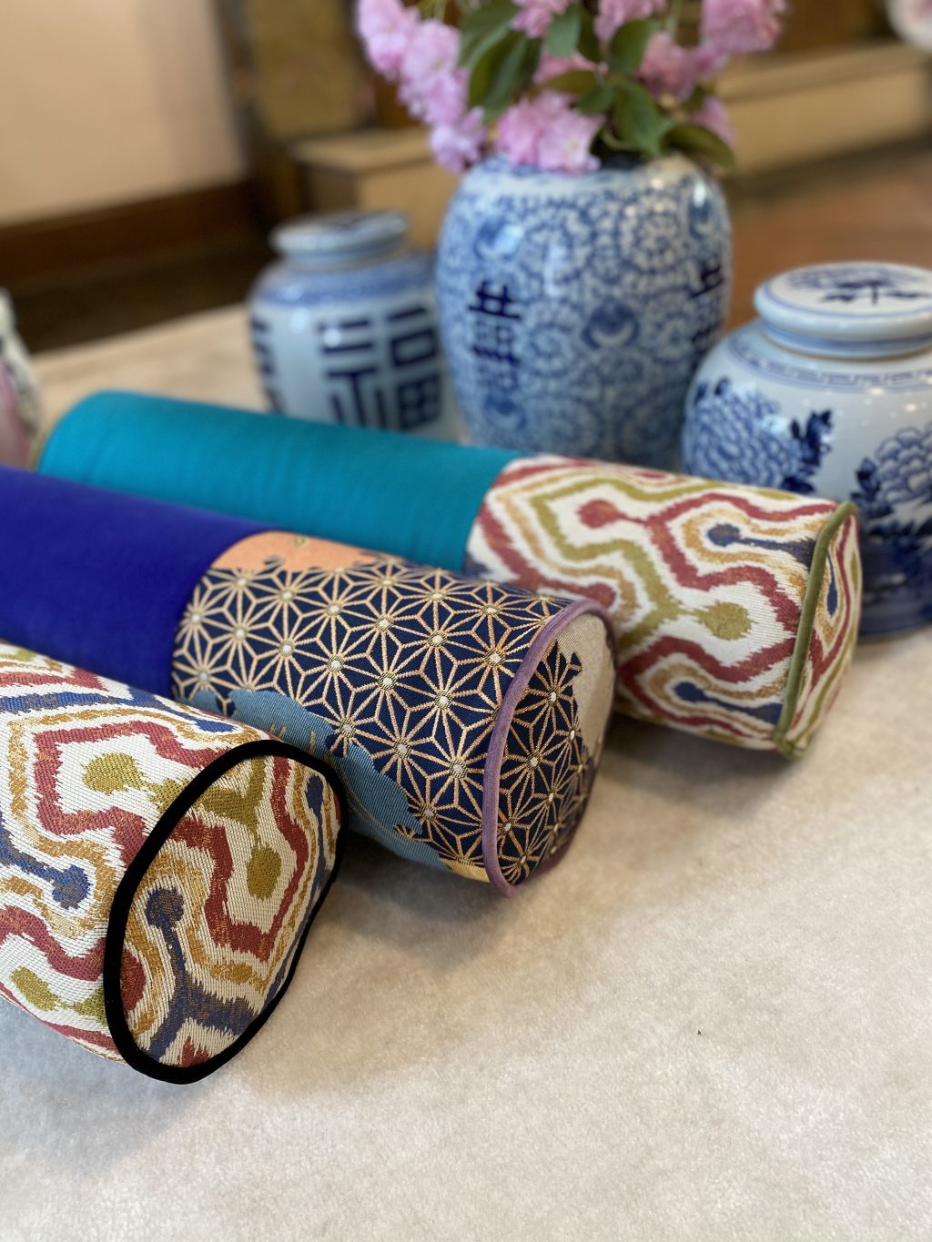 Bolster Neckroll Decor Pillow