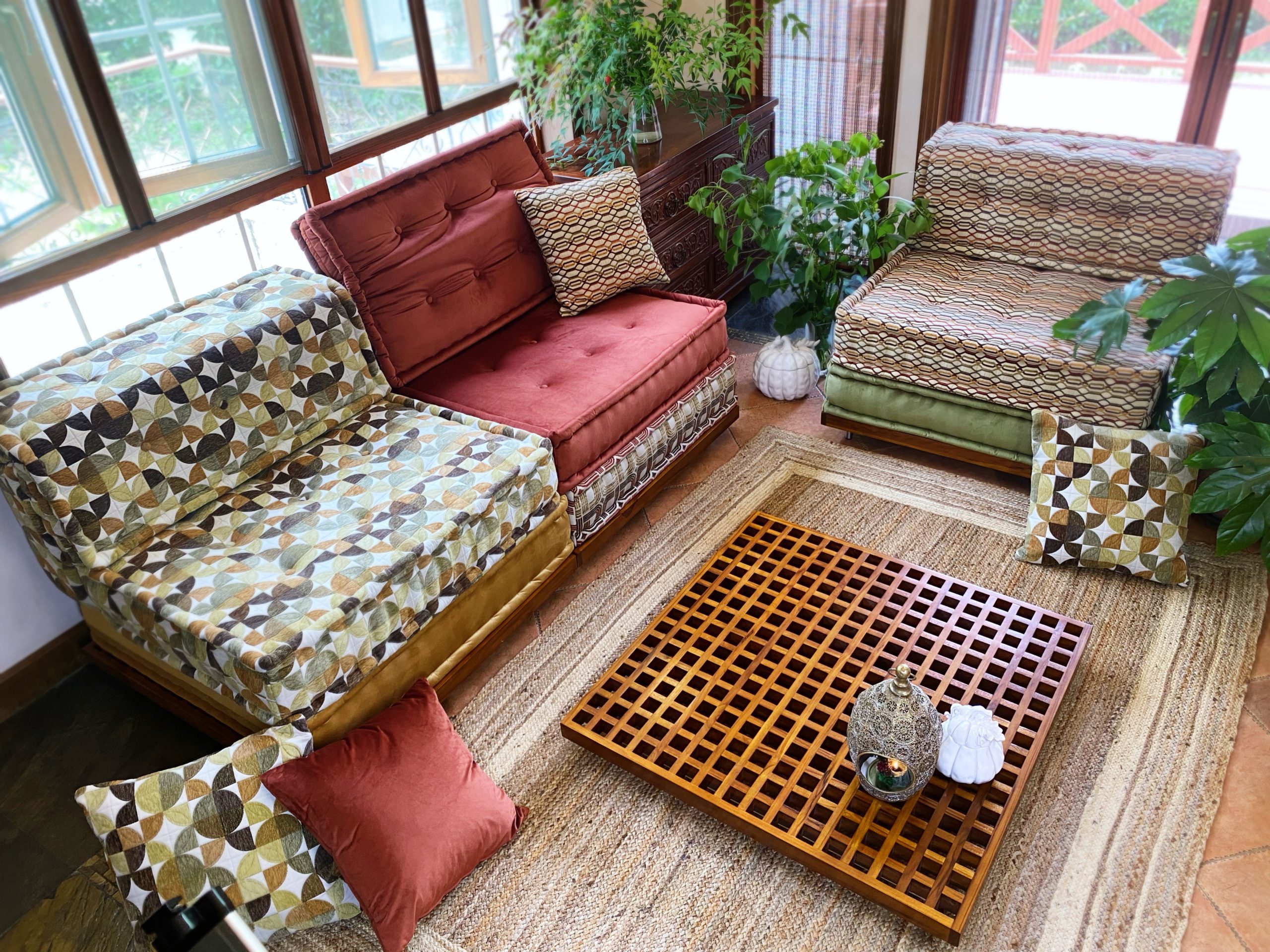 French Mah Jong Sofa Daybed: Andy