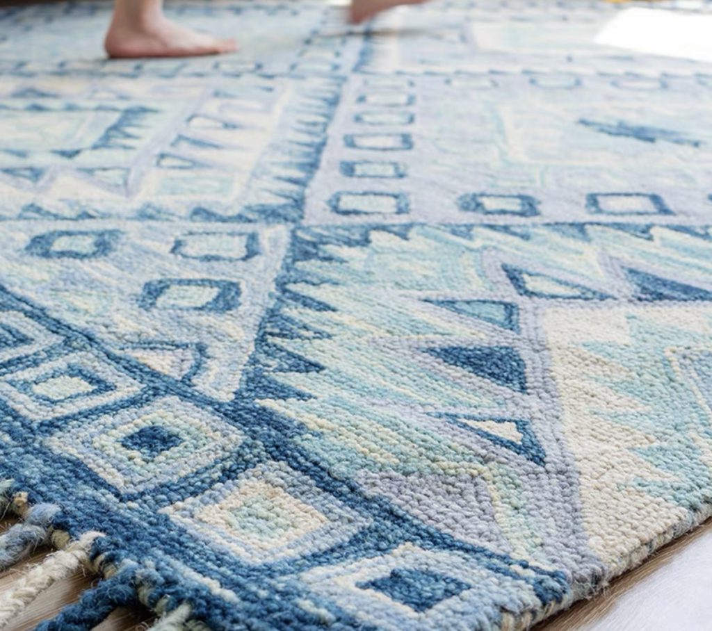 Indian Wool Woven Custom Carpet