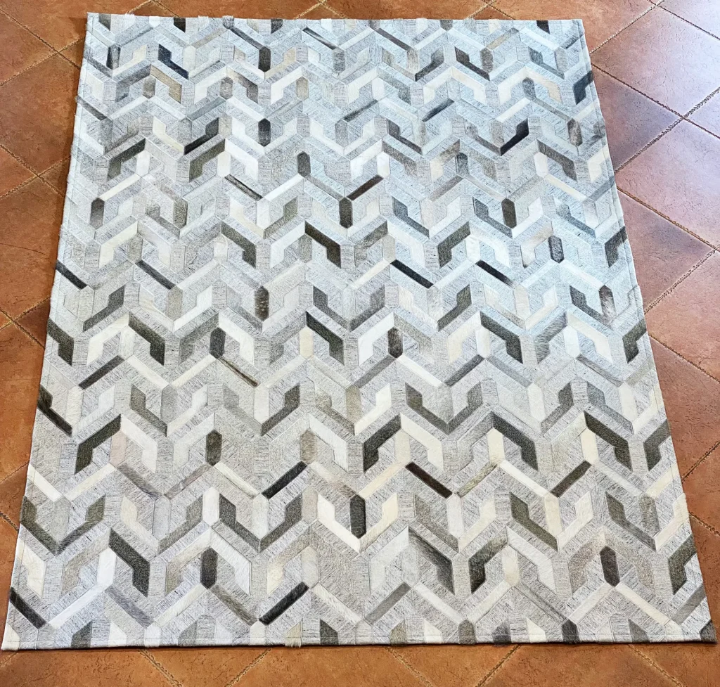 Natural Premium Cowhide Custom Carpet Rug