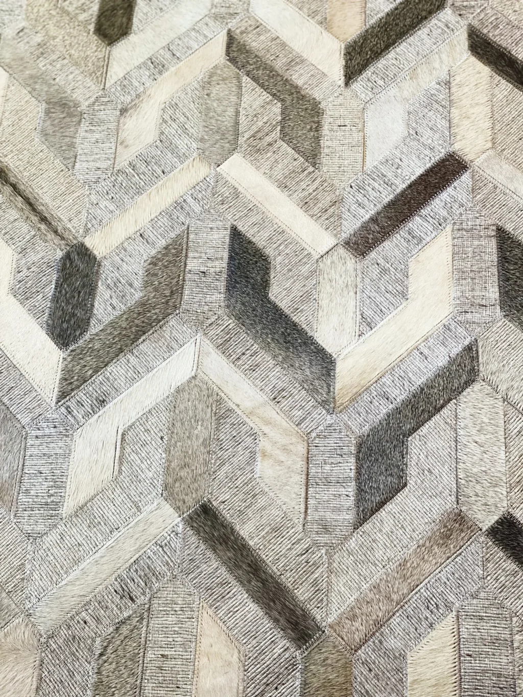 Natural Premium Cowhide Custom Carpet Rug