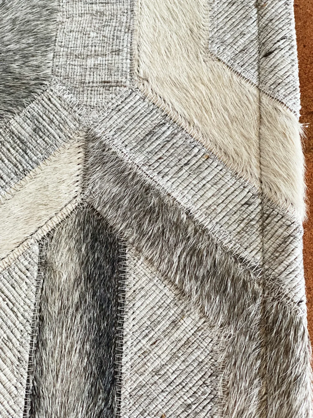 Natural Premium Cowhide Custom Carpet Rug