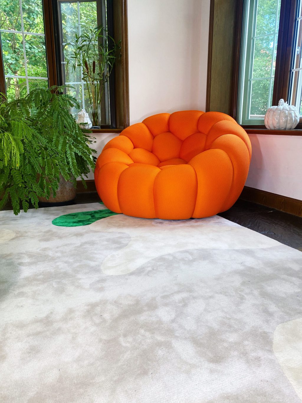 Custom Abstract Waterflow Carpet Rug – New Zealand Wool